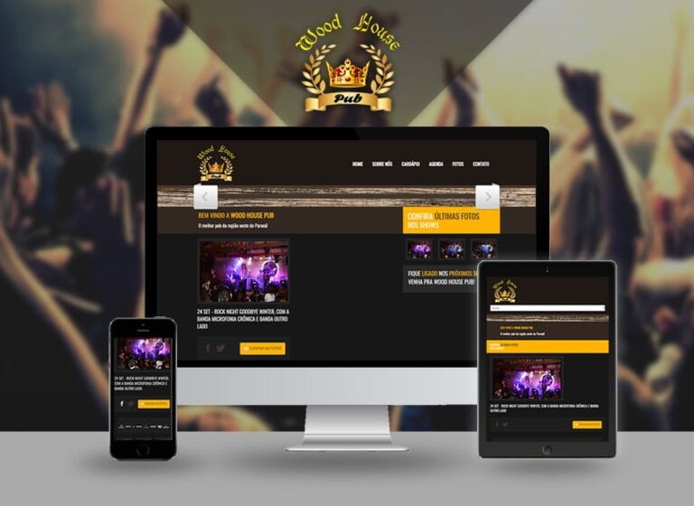 Criação de Site para Casa de Eventos