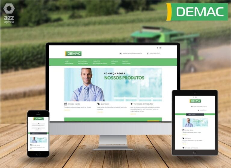 criacao de site para industria agricola