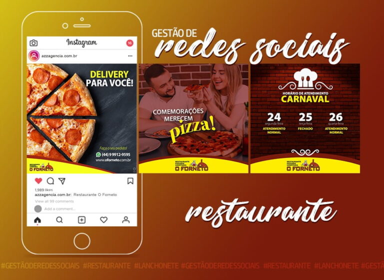 Gestão de Mídias Sociais para Restaurante O Forneto