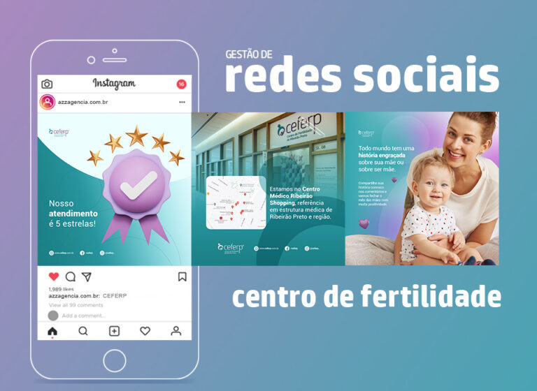 Gestão de redes sociais para Centro de Fertilidade