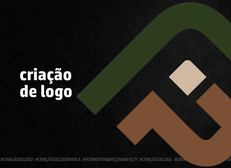Criação de logo para engenharia e imobiliária - Formentini & Pizzaia Realty