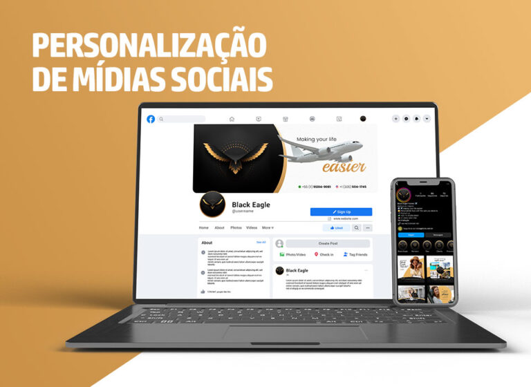 Criação de Mídia Social para agência de viagens