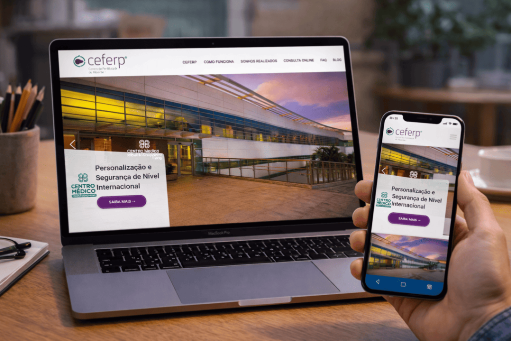 Criação de Site para centro de fertilidade Ceferp