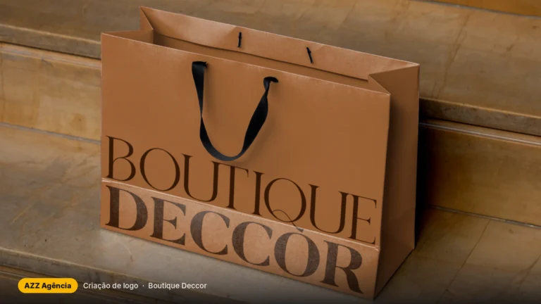 Capa do serviço realizado pela AZZ Agência para Boutique Deccor