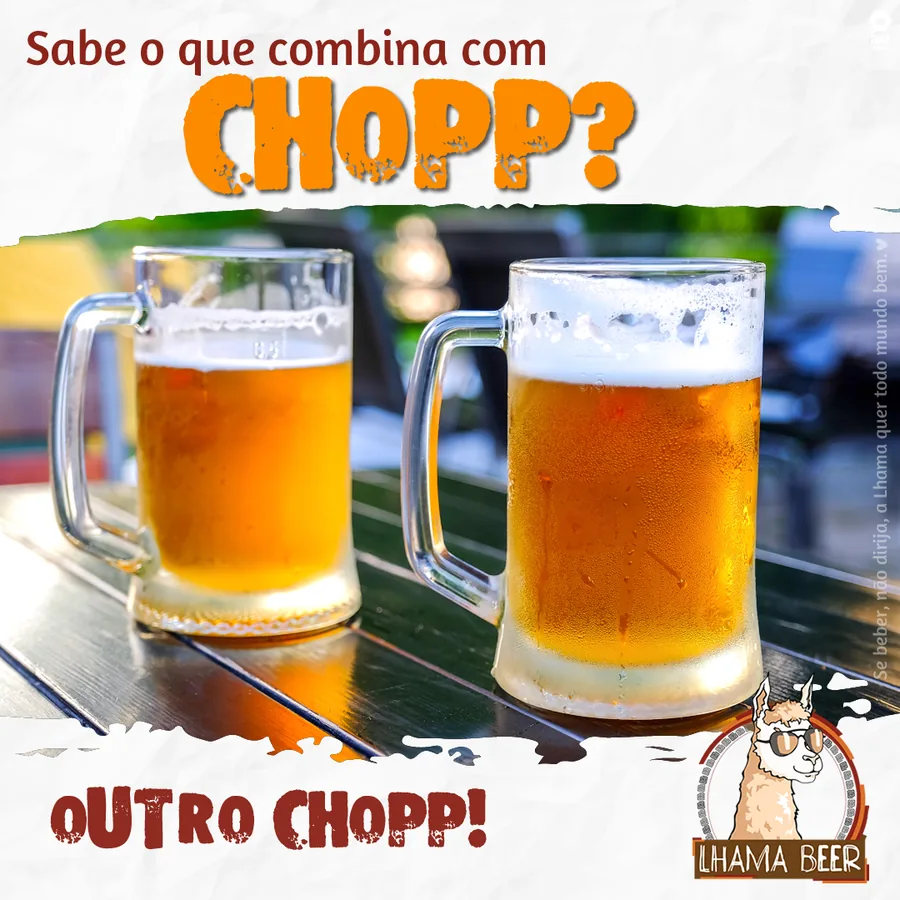 Post Sabe o que combina com chopp? Outro chopp