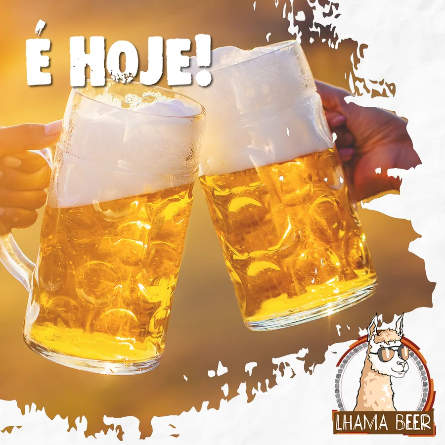 Post de inauguração É hoje da Lhama Beer