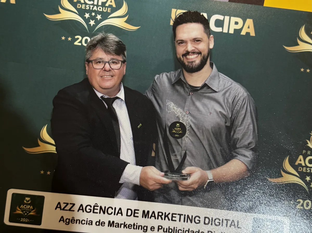Cerimônia do Prêmio ACIPA Destaque 2024: AZZ Agência de Marketing Digital premiada em Palotina