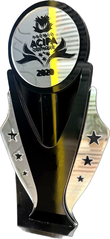 Troféu Prêmio ACIPA Destaque 2020 da AZZ Agência de Marketing Digital, Palotina