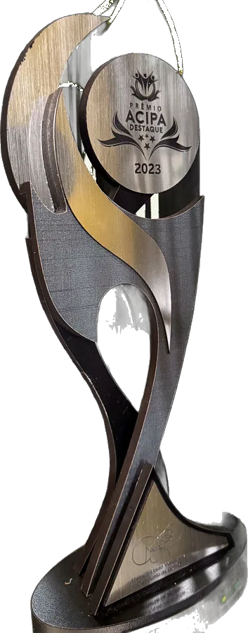 Troféu Prêmio ACIPA Destaque 2023 da AZZ Agência de Marketing Digital, Palotina